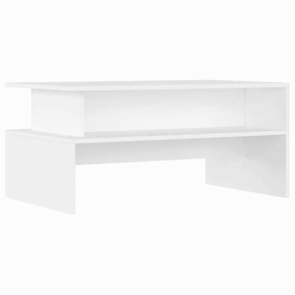 vidaXL Couchtisch Couchtisch Weiß 90x55x42,5 cm günstig online kaufen