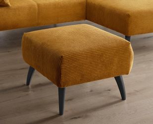INOSIGN Polsterhocker "Colori" Holzfußfarbe wählbar, verschiedene Stoffe, h günstig online kaufen
