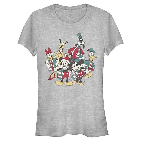 Disney - Micky Maus - Gruppe Holiday Group - Frauen T-Shirt günstig online kaufen