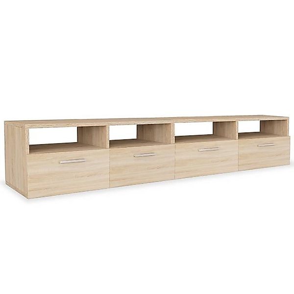 furnicato TV-Schrank 2 Stk. TV-Schränke Holzwerkstoff 95x35x36 cm Eiche (1- günstig online kaufen