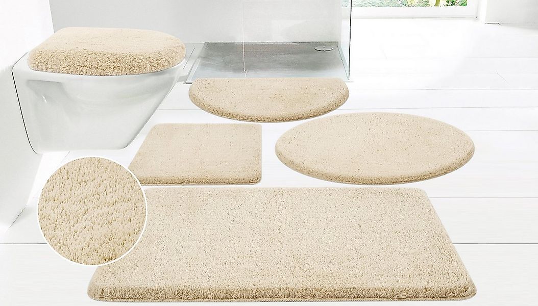 OTTO home Badematte Merida, Badvorleger, Badezimmer Teppich, Höhe 32 mm, ru günstig online kaufen