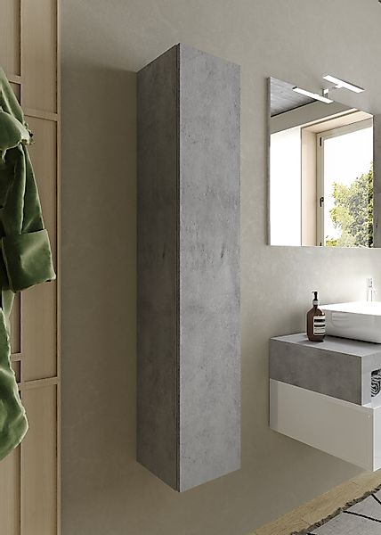 welltime Hängeschrank "Hamburg", Badschrank mit 1 Tür, Höhe 138 cm, Breite günstig online kaufen