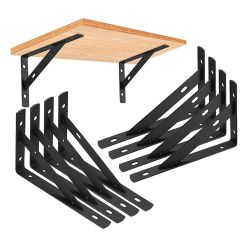 NUODWELL Wandregalhalter 8 Stück Regalhalterungen,90 Grad günstig online kaufen