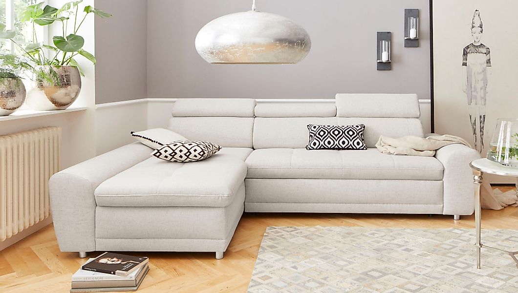 sit&more Ecksofa "Riva L-Form", inklusive Kopteilverstellung, wahlweise mit günstig online kaufen