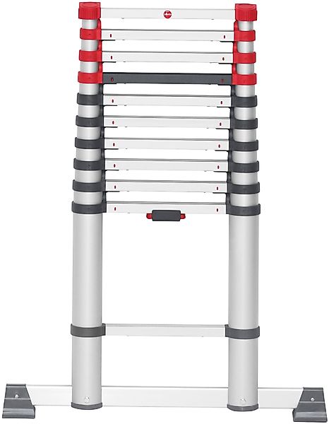Hailo Sicherheits-Teleskopleiter FlexLine 320 Aluminium 11-stufig bis 150 k günstig online kaufen