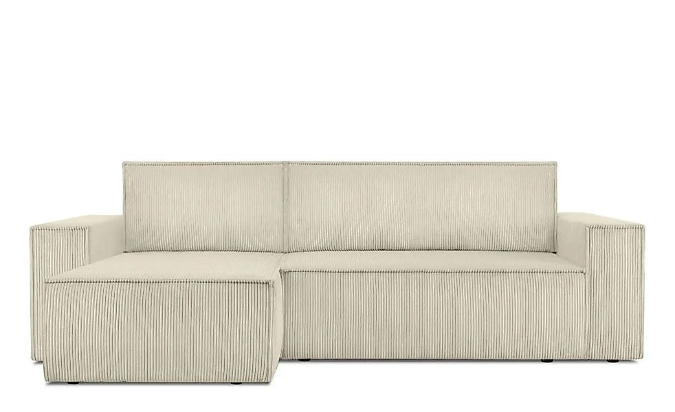 KONSIMO Ecksofa   ¦ creme ¦ Maße (cm): B: 262 H: 89 Polstermöbel > Sofas > günstig online kaufen