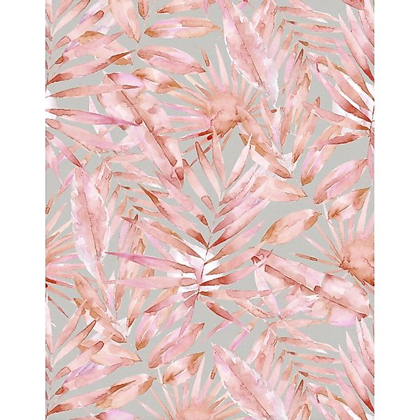 Schöner Wohnen Vliestapete New Delight Floral Rot-Grün 270 x 212 cm FSC® günstig online kaufen