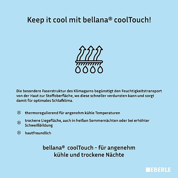 bellana Spannbettlaken bellana coolTouch, Jersey-Elasthan, Gummizug: günstig online kaufen