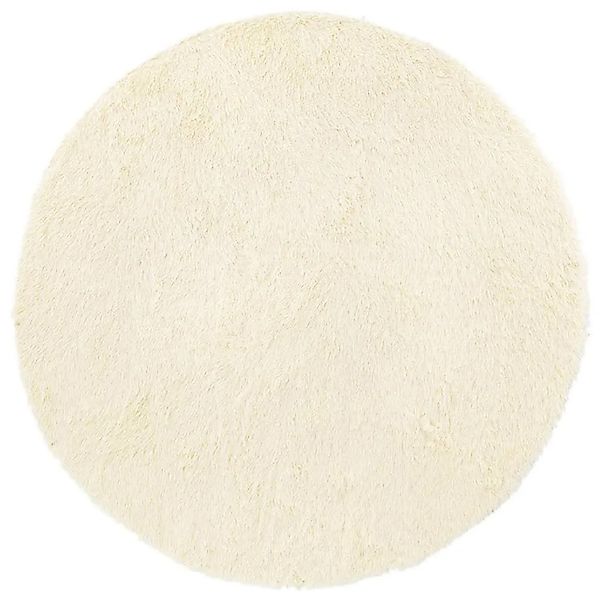 vidaXL Teppich Shaggy Hochflor NAVARRA Creme 160x160 cm Polyester 4102911 günstig online kaufen