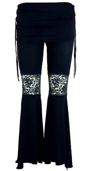Guru-Shop Relaxhose Palazzohose mit Spitze, Goa günstig online kaufen