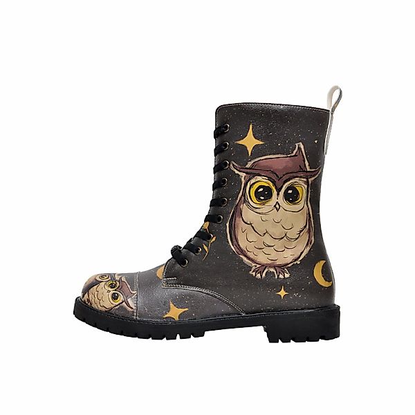 DOGO Schnürboots "Zipsy High-Top Boots Owls Family Damen Stiefeletten" Hand günstig online kaufen
