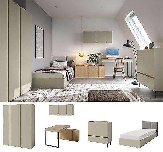 QMM TraumMöbel Jugendzimmer-Set komplett Laris Set günstig online kaufen