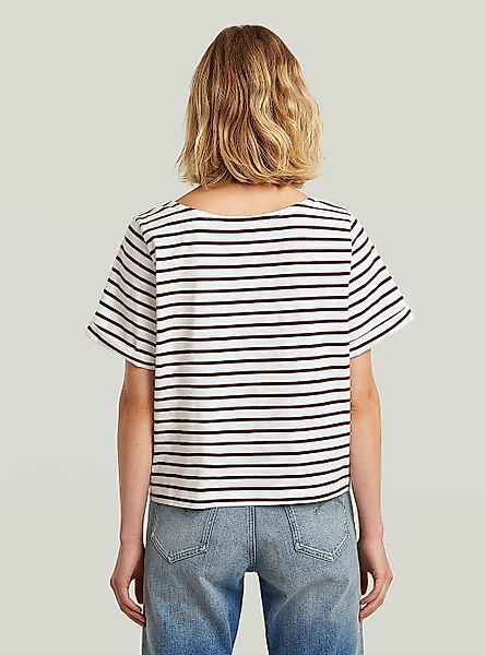 G-STAR T-Shirt "Striped Knot Top" günstig online kaufen