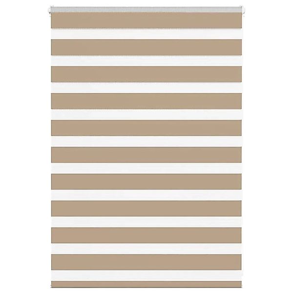 vidaXL Doppelrollo Sandbraun 95x100 cm Stoffbreite 90,9 cm Polyester 401452 günstig online kaufen