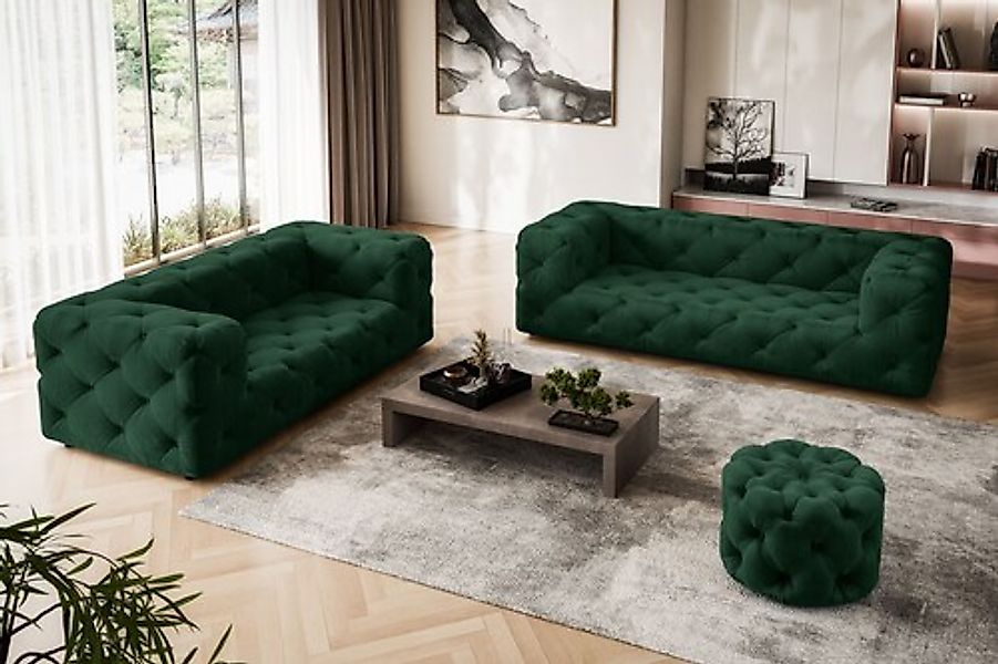 Home affaire 3-Sitzer »FOLLINA« 3-Sitzer Sofa mit klassischer Chesterfield- günstig online kaufen