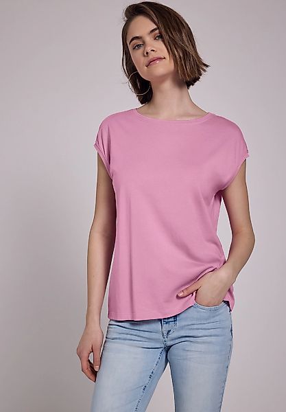 STREET ONE STUDIO T-Shirt, mit U-Boot-Ausschnitt günstig online kaufen