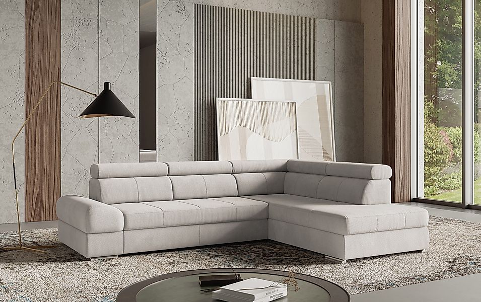 sit&more Ecksofa "Broadway L-Form" mit verstellbaren Kopfteilen, wahlweise günstig online kaufen