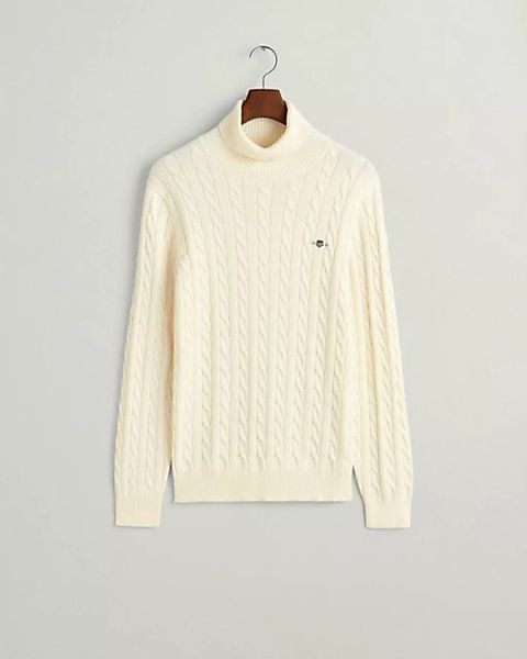 Gant Strickpullover COTTON CABLE TURTLE NECK günstig online kaufen