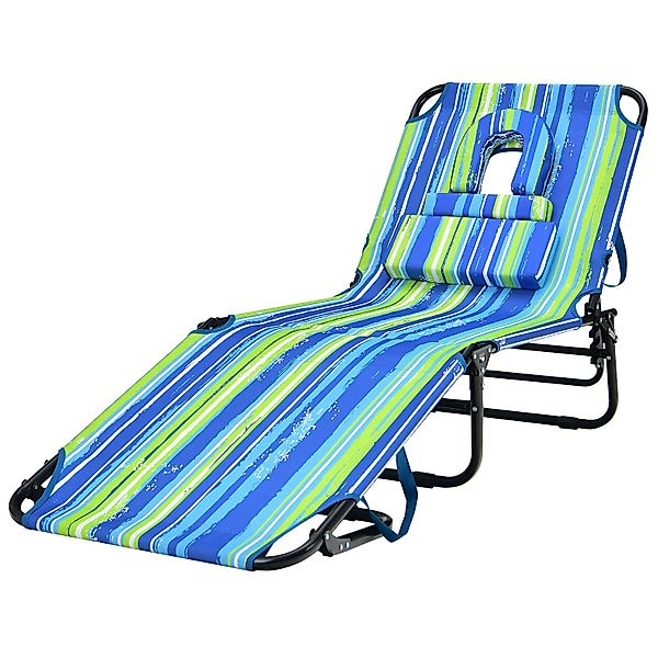 KOMFOTTEU Gartenliege Sonnenliege Strandliege klappbar, mit günstig online kaufen