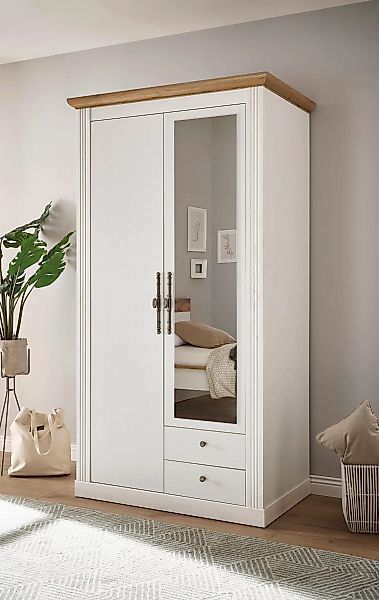 Home affaire Kleiderschrank "WESTMINSTER", mit dekorativer Rillenfräsungen, günstig online kaufen