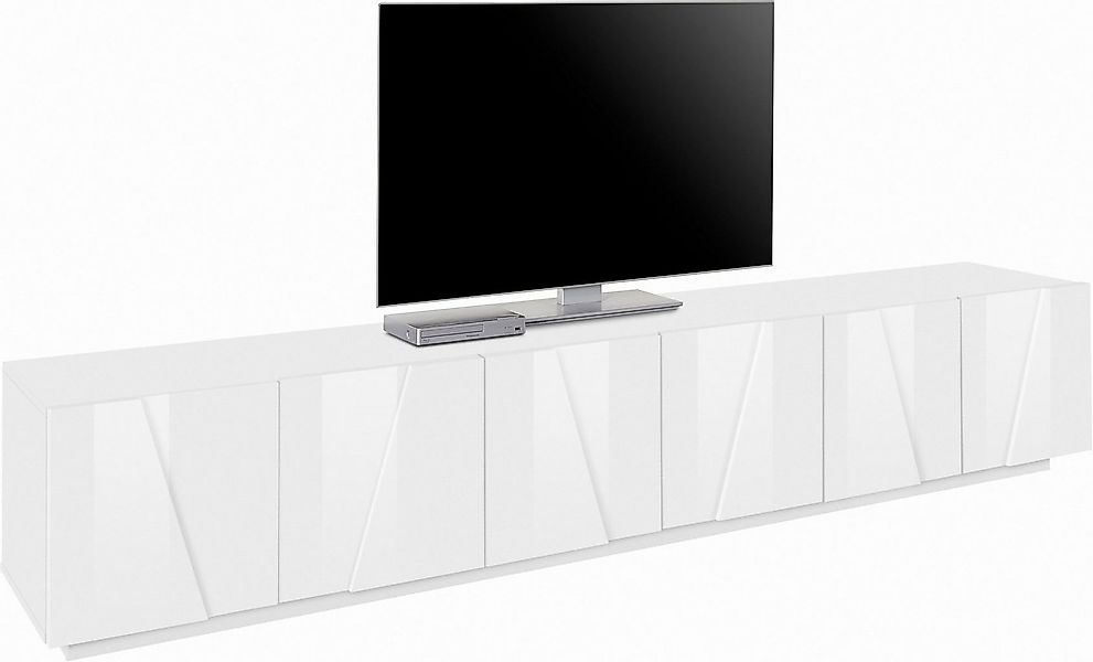 Home affaire Lowboard PING, TV-Board, TV-Band, TV-Kommode, mit 6 Türen, Bre günstig online kaufen