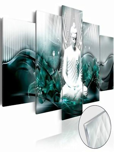 artgeist Acrylglasbild Azure Meditation [Glass] mehrfarbig Gr. 100 x 50 günstig online kaufen