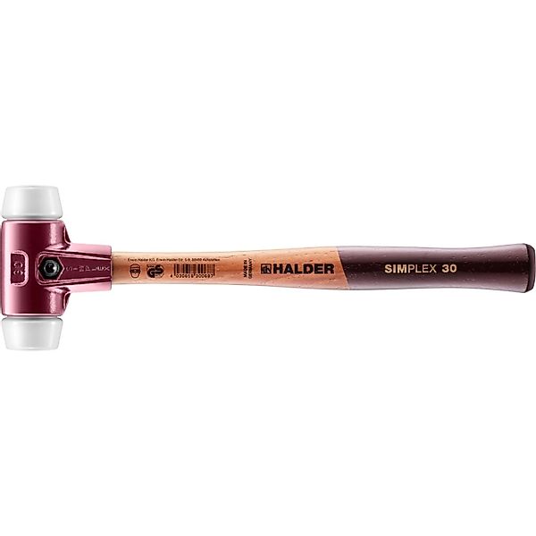 Halder Simplex Schonhammer Ø 30 mm Superplastik mit Tempergussgehäuse günstig online kaufen