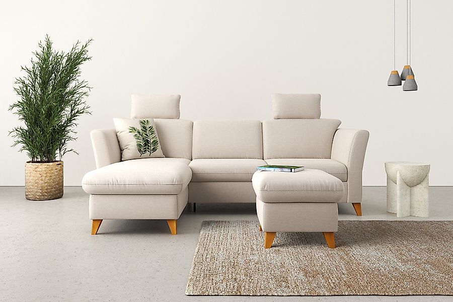 Home affaire Ecksofa Trelleborg L-Form, Federkern-Polsterung, günstig online kaufen