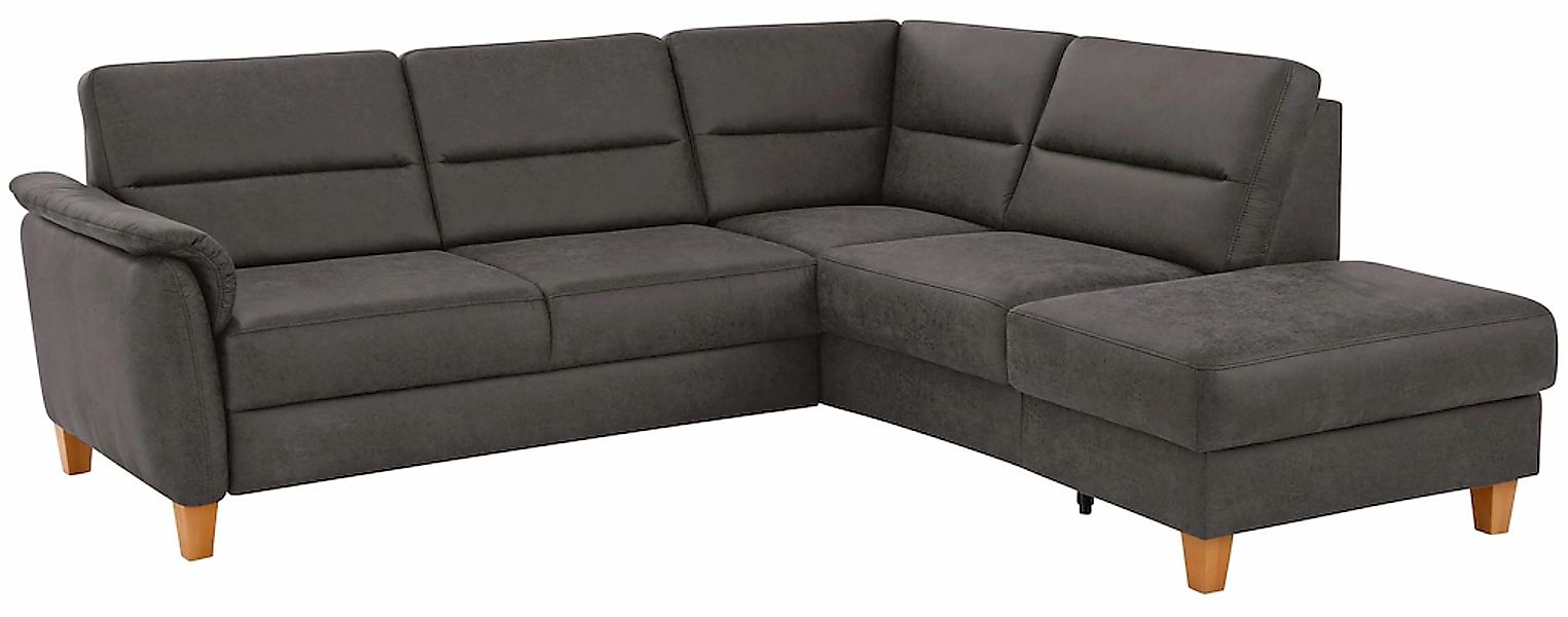 Home affaire Ecksofa »Palmera L-Form«, Federkern, wahlweise mit Bettfunktio günstig online kaufen