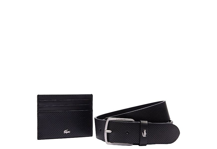 Lacoste Ledergürtel Accessoire Geschenkset - Kreditkartenetui 6cc und Gürte günstig online kaufen