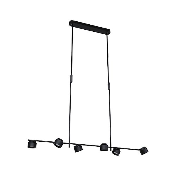 Paulmann LED Pendelleuchte »Puric Pane Effect 6x 6,5W Schwarz 230V Metall/K günstig online kaufen