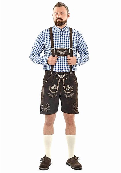 Alessandro Salvarini Trachtenlederhose "ASFerdl", Lederhose in Trachtenstil günstig online kaufen
