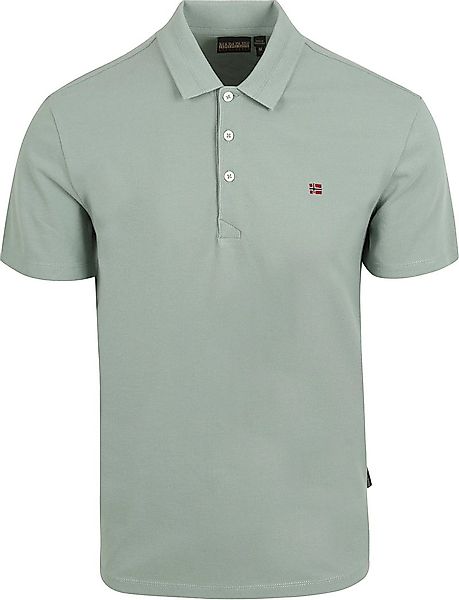 Napapijri Ealis Poloshirt Hellgrün - Größe L günstig online kaufen
