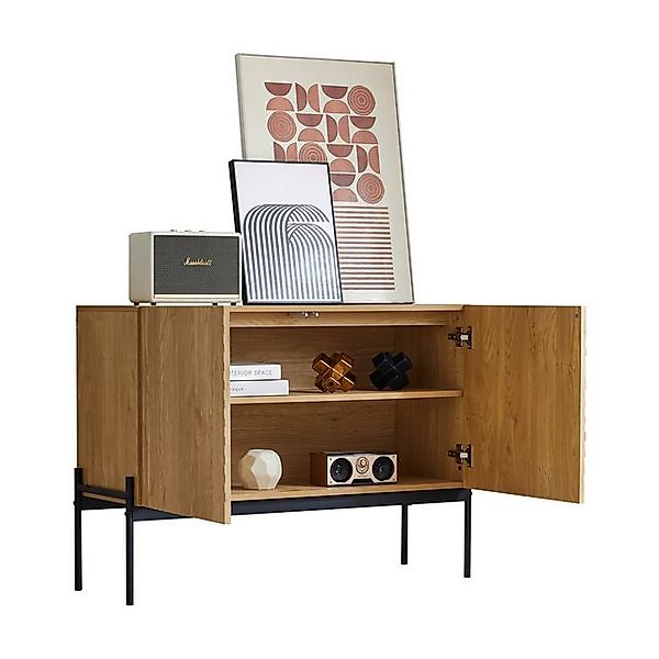 BlingBin Buffet Sideboard für Wohnzimmer/Küche/Balkon (1-St., Kommode mit 2 günstig online kaufen