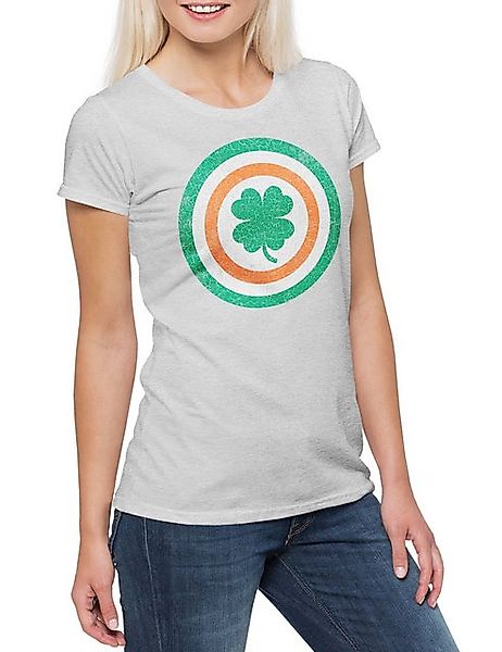 Urban Backwoods Print-Shirt Captain Ireland Damen T-Shirt ahne Flagge Banne günstig online kaufen