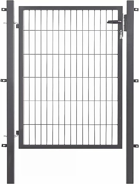 GARDEN N MORE Zauneinzeltür "Einzeltor Excellent", (Set), 123 cm hoch, anth günstig online kaufen