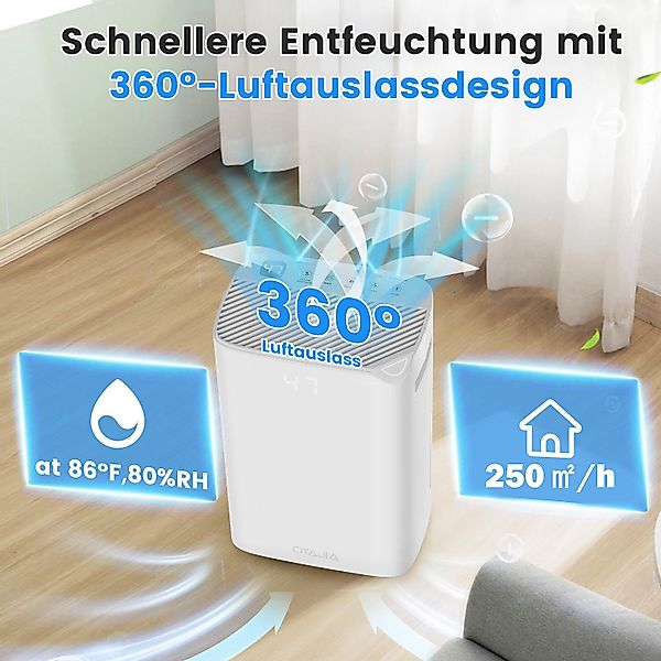 oyajia Luftentfeuchter Smart Luftentfeuchter 16L/Tag 20L/Tag günstig online kaufen