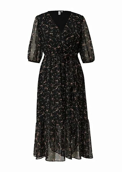 QS Sommerkleid Kleid, GREY/BLACK günstig online kaufen