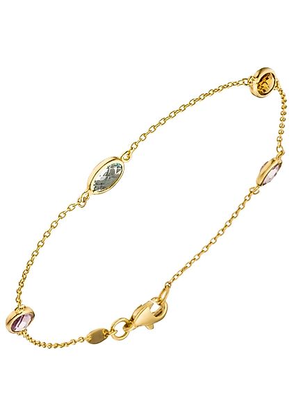 JOBO Goldarmband, 585 Gold mit Amethyst günstig online kaufen