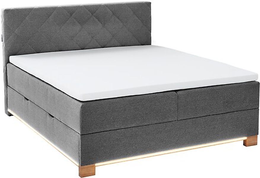 meise.möbel Boxspringbett »Messina«, inkl. Bettkasten, LED-Beleuchtung und günstig online kaufen