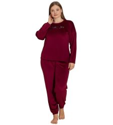 fashionshowcase Schlafanzug Damen Hausanzug aus Samt günstig online kaufen