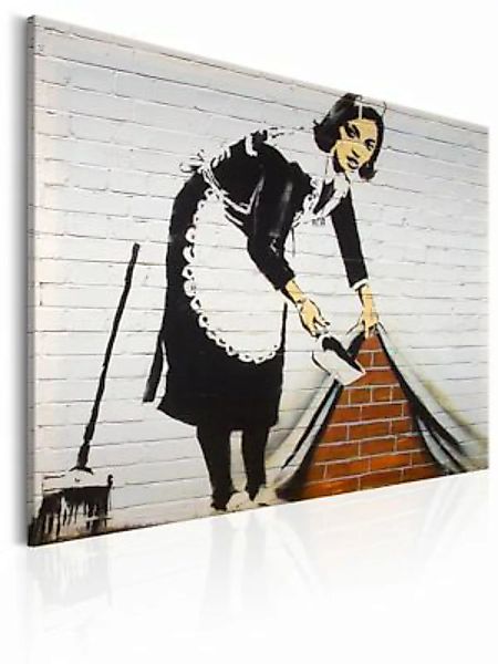 artgeist Wandbild Maid in London by Banksy mehrfarbig Gr. 60 x 40 günstig online kaufen