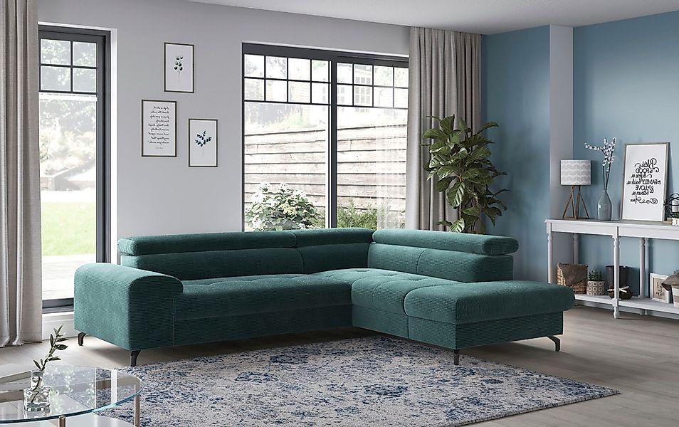 COTTA Ecksofa "Aura L-Form", mit Schlaffunktion, Bettkasten und Kopfteilver günstig online kaufen