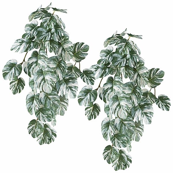 Creativ green Kunstranke "Hängepflanze Splitphilodendron variegata", mit na günstig online kaufen