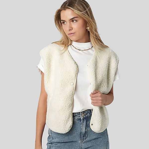 suebidou Plüschweste Damen Weste Teddyweste Sherpa günstig online kaufen