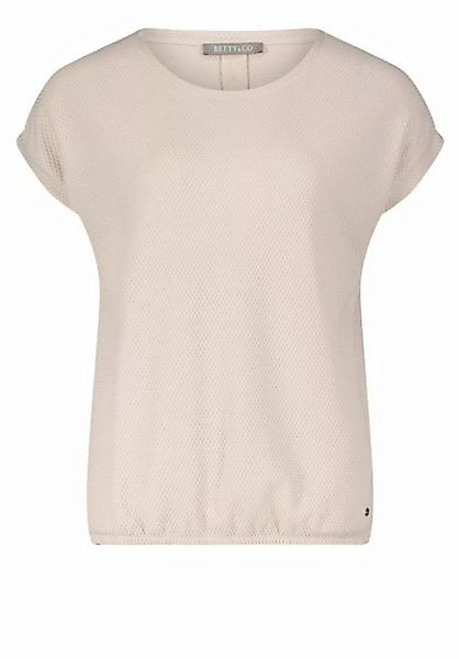 Betty&Co T-Shirt Shirt Kurz 1/2 Arm, Nature/Cream günstig online kaufen