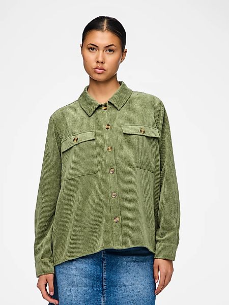 pieces Hemdbluse "PCEFFI LS SHIRT WVN NOOS" günstig online kaufen