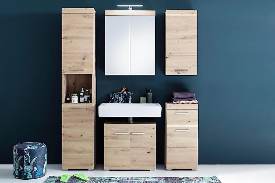 INOSIGN Badmöbel-Set "Avena", (Set, 5 St.), Hochschrank, WBU, Spiegelschran günstig online kaufen