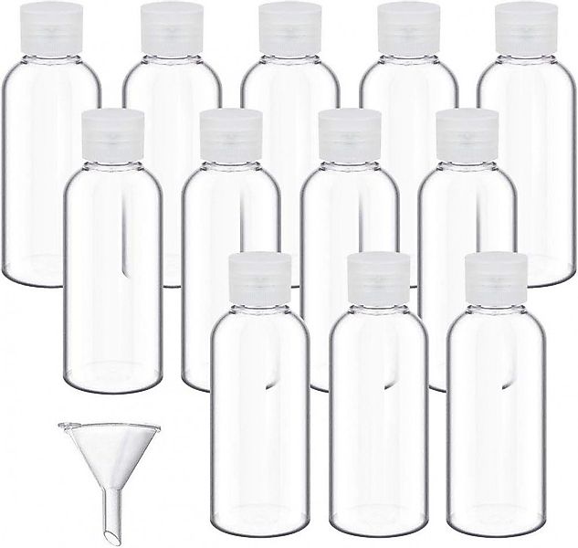 FELIXLEO Make-Up Organizer 12 Stücke Reiseflaschen Set 50ML Toilettenartike günstig online kaufen