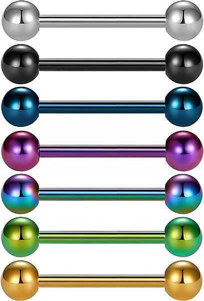 vcmart Intimpiercing Zungenpiercing Chirurgenstahl Barbell Stablänge günstig online kaufen